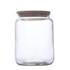 ZISIZ Bamboo Lid Glass Storage Jar