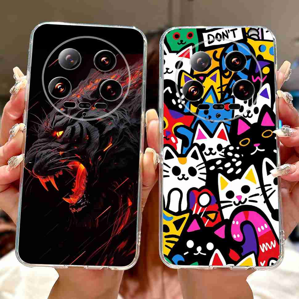 Case For Xiaomi 14 Ultra Butterfly Silicone Soft Phone Cover For Xiaomi Mi 14 Mi14 Ultra Shockproof Back Fundas Xiaomi 14Ultra