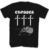 Crosses Herren-T-Shirt mit Rosenlogo, Schwarz – Offiziell lizenziertes Produkt