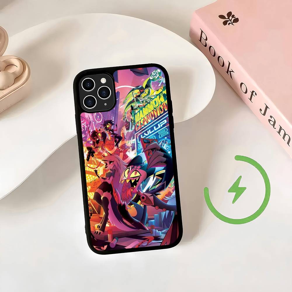 

H-Hazbin Hotel Promax Magnetic For iPhone 17 16 14 13 12 11 15 Pro Air Max Plus Phone Case Wireless Charge iPhone 15pro max