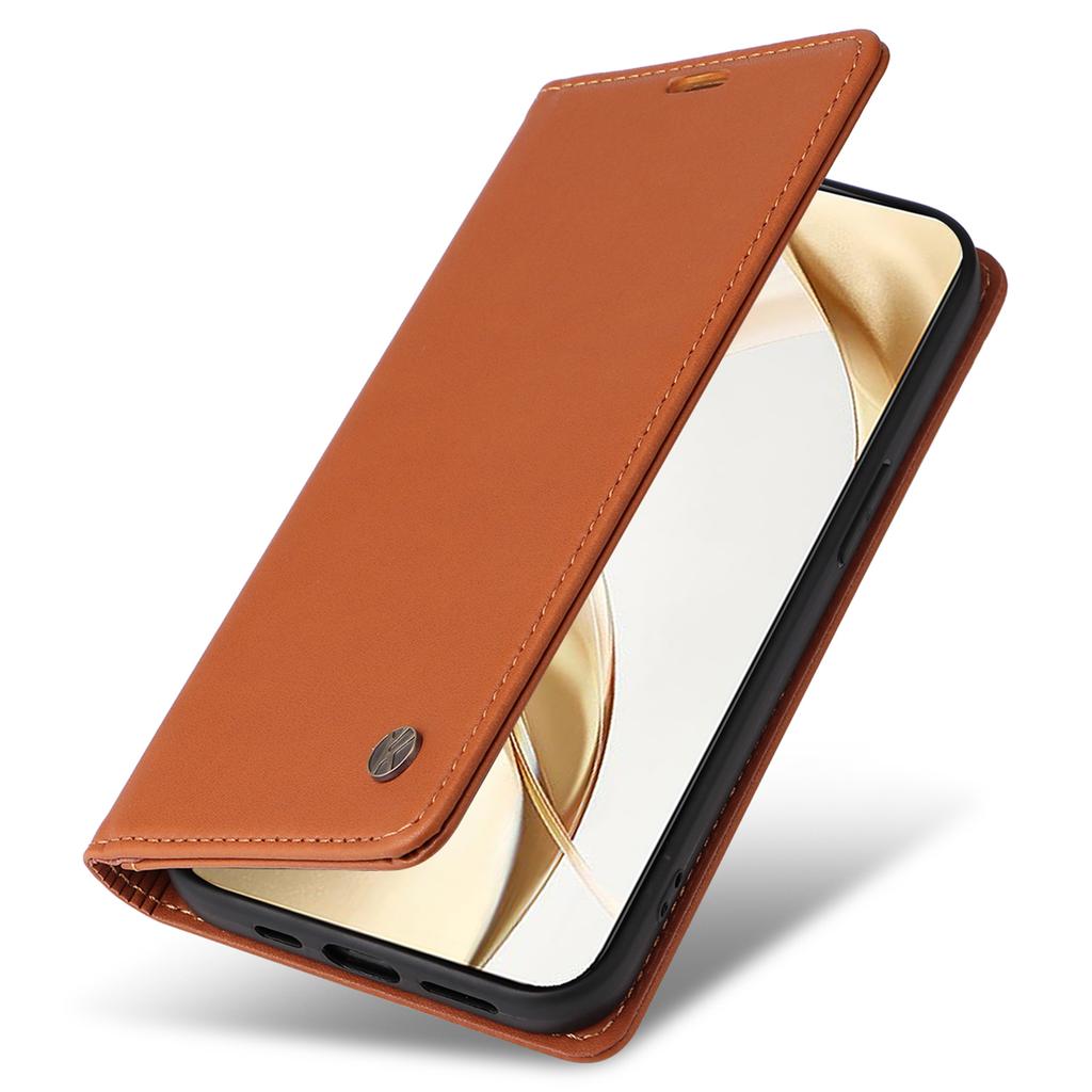 YIKATU YK-001 Für Honor 200 5G Ständerhülle Magnetverschluss PU Leder Handyhülle