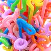Yekee Disposable Multi-Functional Straws, Hygienic Art Straws, 50-Pack Y-9913