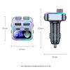 T37 Car MP3 Player with Dual Type-C PD36W Fast Charge & Bluetooth FM Transmitter