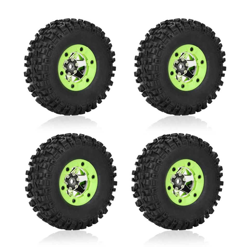 1 12 RC Car Tires Wheel Model Spar Parts for Wltoys 12428 12423(left Right Tire, 4pcs)