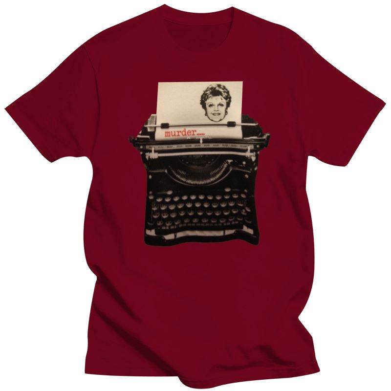 2023 Murder She Wrote / Angela Lansbury / Schreibmaschine T Shirt Print T Shirt Unisex Kurzarm Hot Tops T-shirt homme