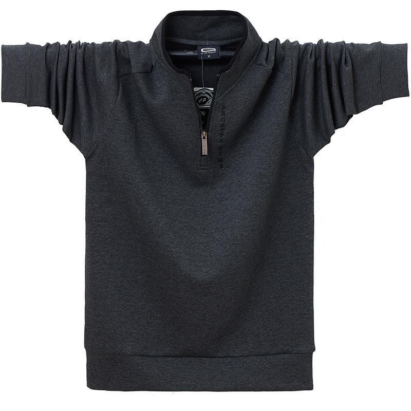 Men's Polo Shirts Long Sleeve Sweatshirt Pullover Quarter Zipper Up Stand Collar Fall Casual Sweat Shirts Turtleneck Pullover Mock Neck Tops for Men