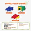 Single Tunnel Climber, Toddler Playset, Foam Climbing Blocks for Toddlers, Kids Tunnel Maze with Stairs and Ramp, Indoor for Toddlers and Preschoolers