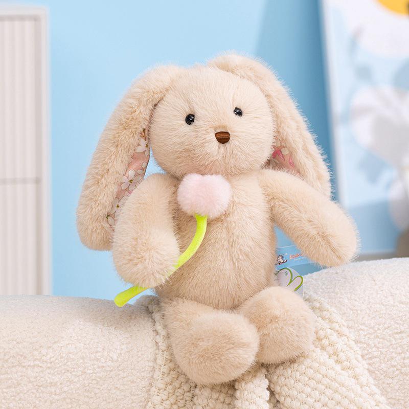 Xiaohongshu Valentine's Day Long-Eared Rabbit Plush Doll Toy.