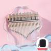 17/21 Keys Transparent Kalimba Music Instruments Portable Kalimba Fingers Piano Clear Pitch Stylish Crystal Transparent Thumbs Piano