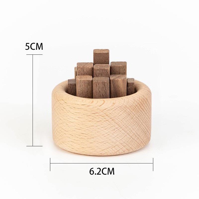 Black Walnut Aromatherapy Diffuser: Fireless Essential Oil Fragrance for Home or Bedroom