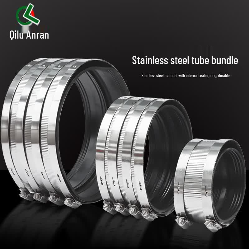 Qilu Anran Stainless Steel Pipe Clamp with Rubber Ring 2-inch