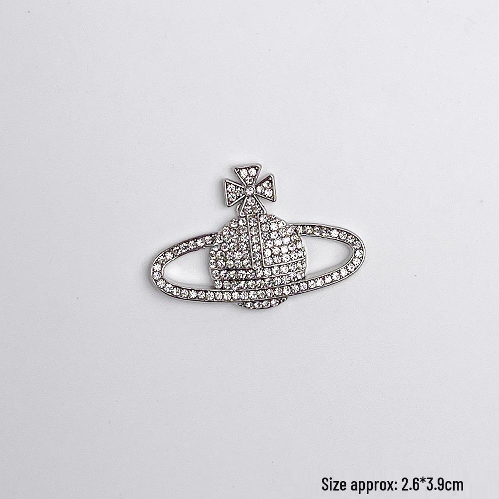 Decor Floare Sabot Aliaj Retro Stras - Catarame DIY High-End