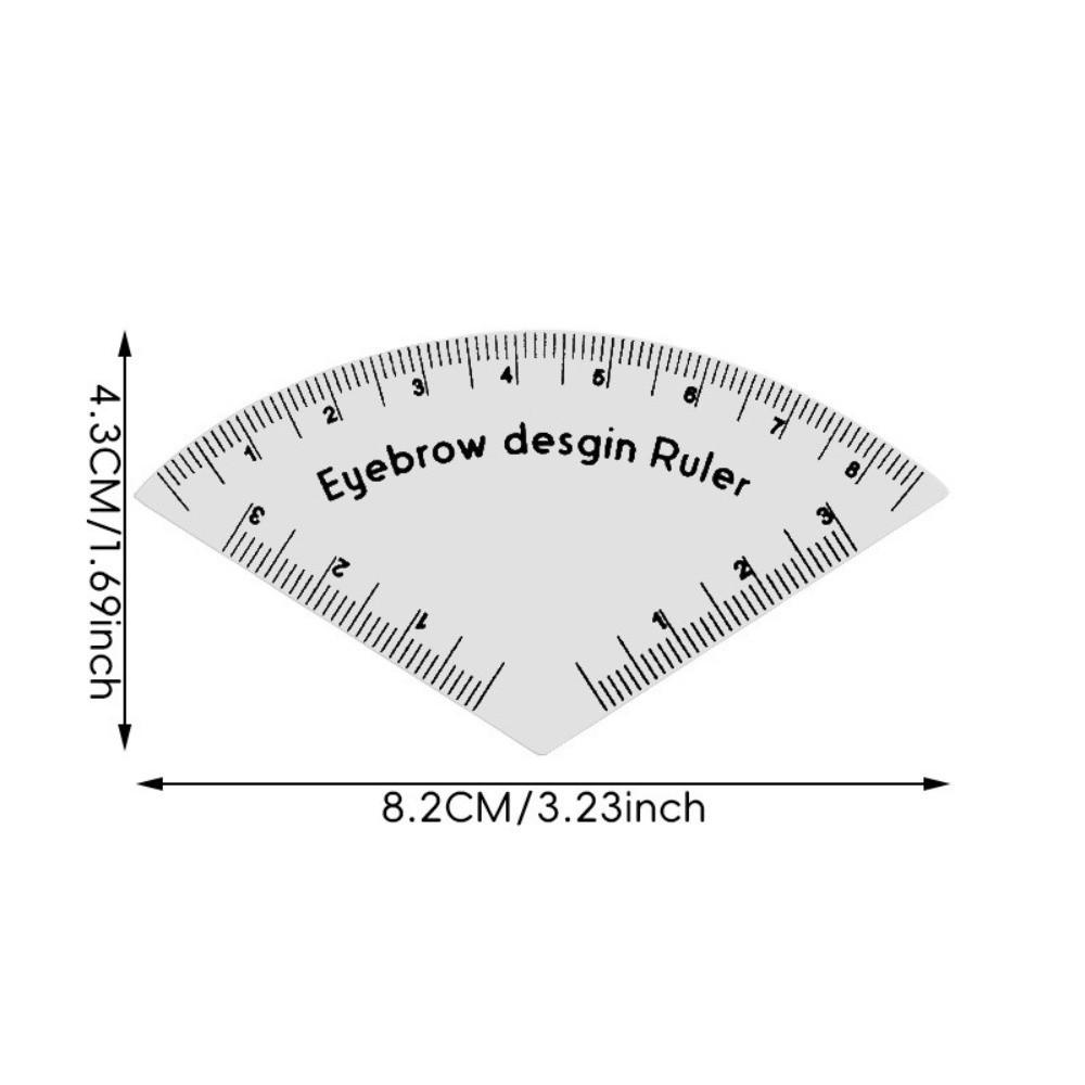 Portable Instant Brow Shaper Durable Makeup Drawing Guide Ruler  Tattoo Supplies