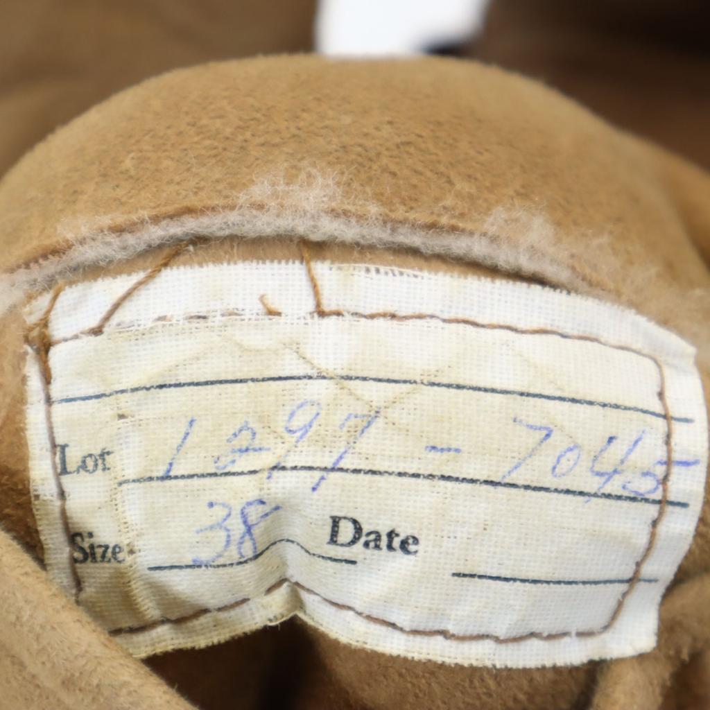 Brooks Brothers 80s 90s Old Double breasted Mouton coat 38 beige lunch Men's Used