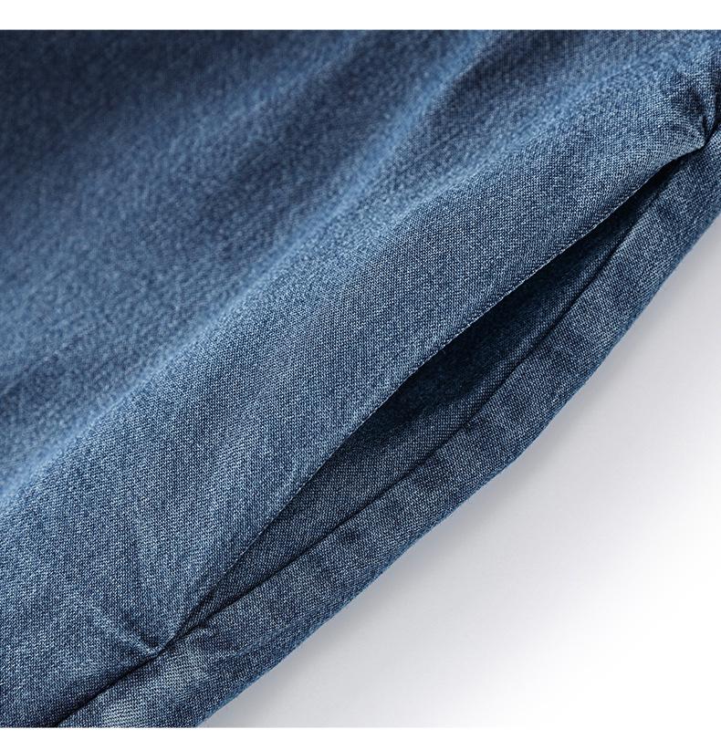 Women's Lyocell Tencel Denim Dress: Casual & Elegant French Summer Long Dress