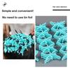 25Pcs Salon Reusable Hair Perm Clips for Men Curl Styling Clamps Hook Loop Hair Rollers Barbershop Tools for Short Hair Perming