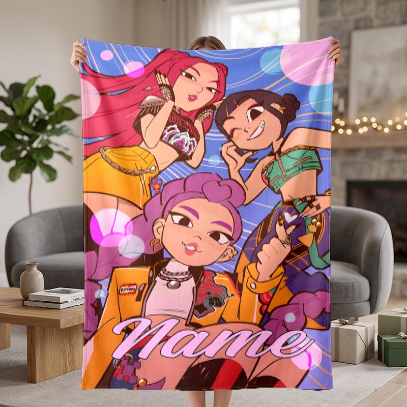 HUNTRIX Custom Flannel Blankets Soft Warm Cozy Throws for Home Decor Holiday Gifts