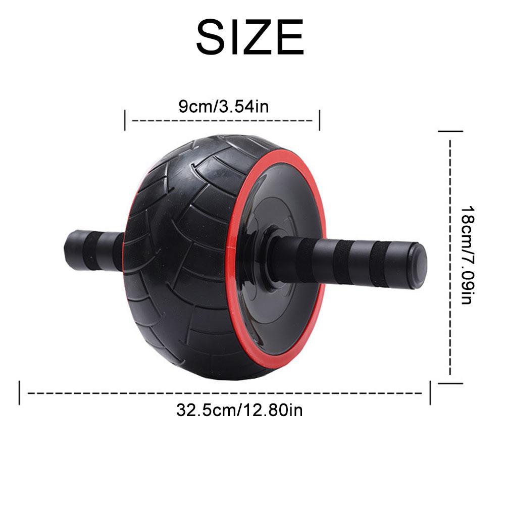 Roue abdominale Rouleau Entraînement de la force Équipement de fitness Salle de sport à domicile Exercice Entraînements Entraîneur des muscles abdominaux