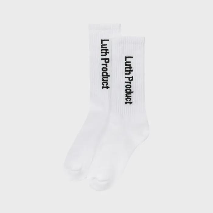 Sports Logo Socks _ WHITE