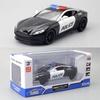 132 Aston Martin Alloy Car Model Police Car With Sound Light For Collector