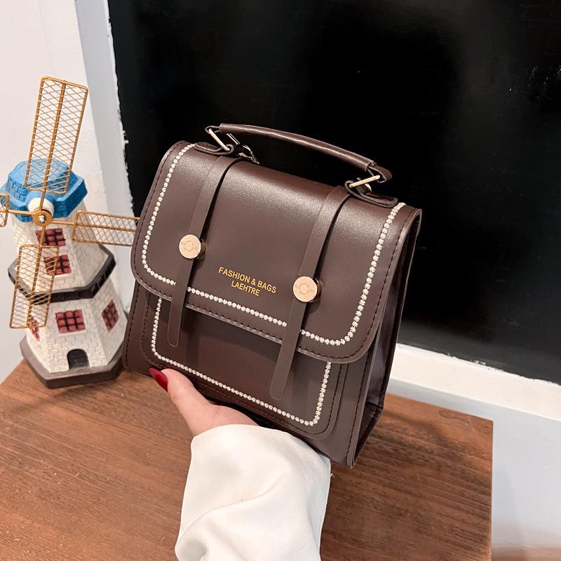 Niche design bag new backpack women's handbag college style school bag retro travel messenger bag