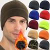 Wintermützen Thermofleece Laufmützen Ohrenwärmer Abdeckung Sport Ski Snowboard Wandern Radfahren Ski Winddichte Weiche Mütze Herren Damen