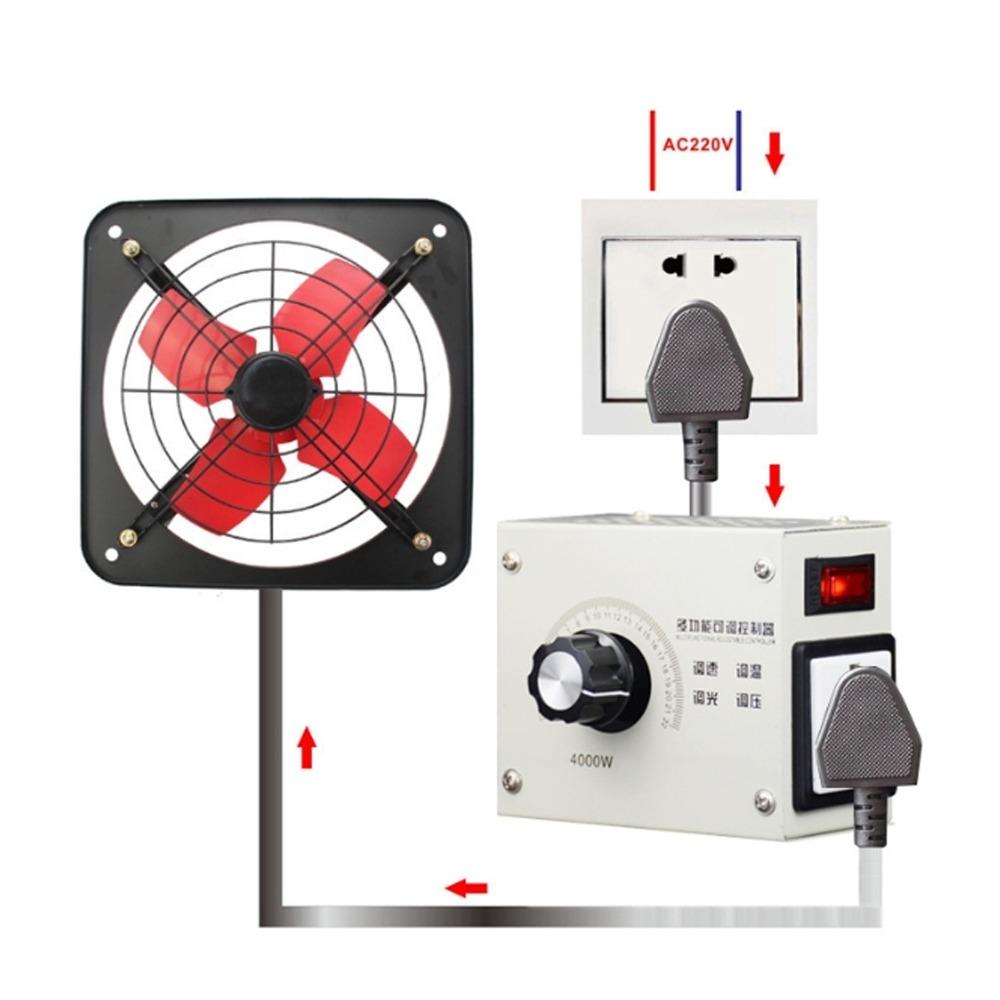 Stepless Adjustment SCR Voltage Regulator AC110/220V Voltage Regulator Dimmer  Industrial Equipment
