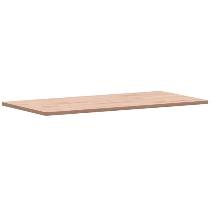 VidaXL Tabletop 100x50x1.5cm Rectangular Solid Beech Wood 3188879