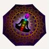 Chakra Balance Meditation Mat: Yoga & WellnessUmbrella, Portable 3-Fold Compact Umbrella for Men & Women Gift