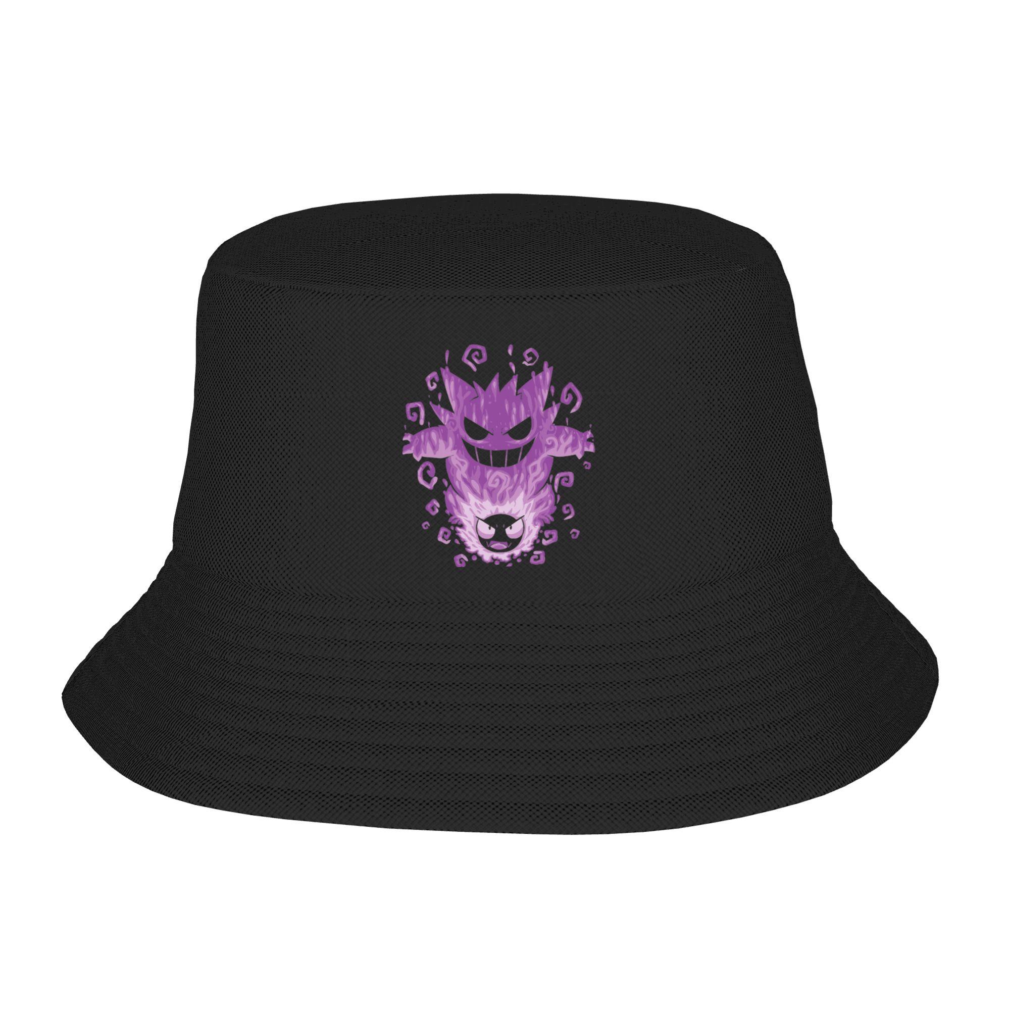 Unisex Bucket Hat Pokemon Summer Beach Vacation Getaway Headwear Lightweight Vacation Fishing Hats Bob Hat Birthday Gifts One Size