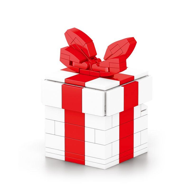 Geschenkbox für Weihnachten Geschenkbox zum Geburtstag Geschenkbox zum Valentinstag Selbstverriegelnde Bausteine Spielzeug
