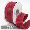 Hot Selling  40 Mm Skirt Shaped Ribbons Gift Wrapping Wedding Christmas Solid Colors DIY 25 Yards Per Roll
