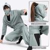 HOLOUN Ninja Rantaro Cosplay Costume, Ninjutsu Academy Graduate, White and Green, with Hood, Anime Costume, Christmas, Event, Halloween, Size Small