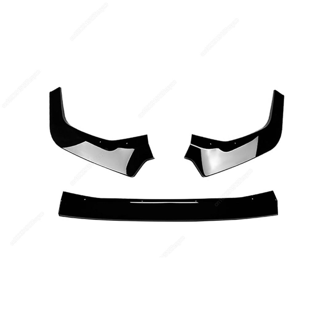

3Pcs Car Front Bumper Lip Spoiler Splitter Diffuser For Subaru WRX STI VB 2022-2025+ ABS Gloss Black Bodykits Tuning