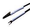 KOJO Clone1C Earth Cable, Alligator Clip To Y-Terminal, 1.2m, White