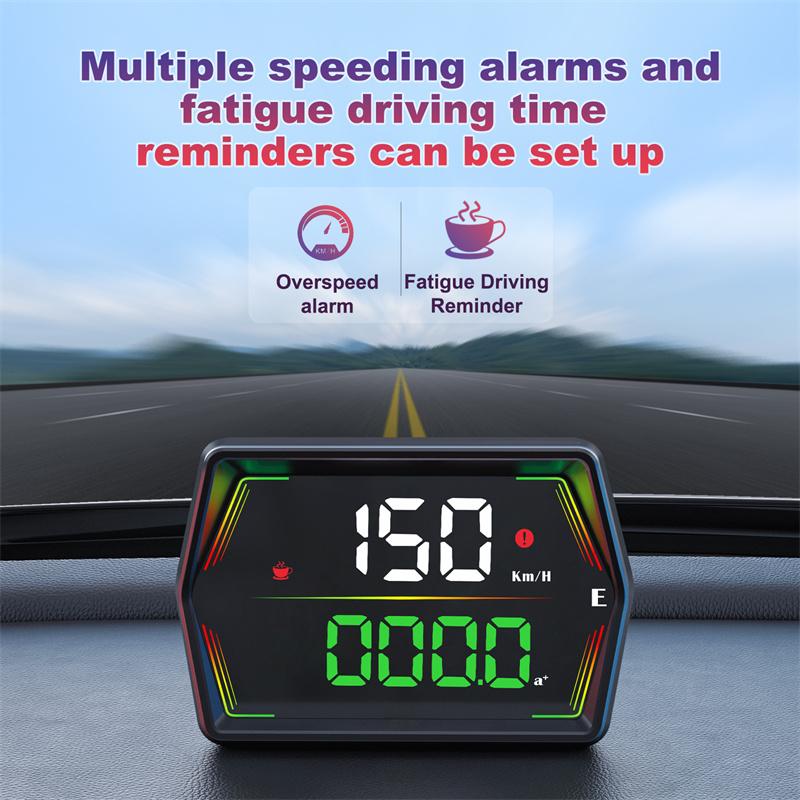 G21 Hud Gps Tachimetro Digitale per Auto Head-Up Display Bussola con Carattere Grande Ora Allarme Eccesso di Velocità Per Tutte le Auto Personalizzato