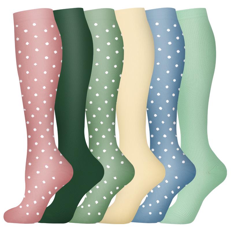 Cross-border Over-the-Knee Compression Yoga & Sport Socks Set
