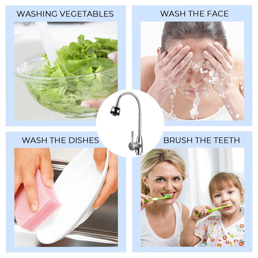 360 Rotatable Pull Out Solid Brass Kitchen Spray Basin Faucet Mixer Tap Spout Single Handle Sink Adjustable Spout Deck Mounted