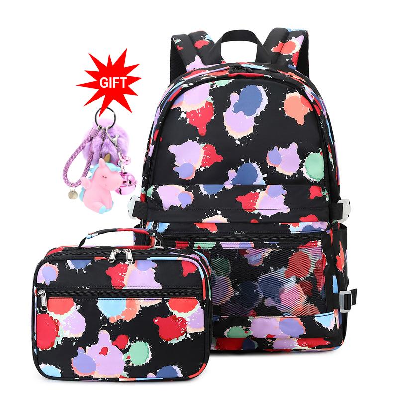 Fashion School Backpack For Girls Large School Bags For Girls Kid Waterproof Kawaii Female Backpack For Primary School Children