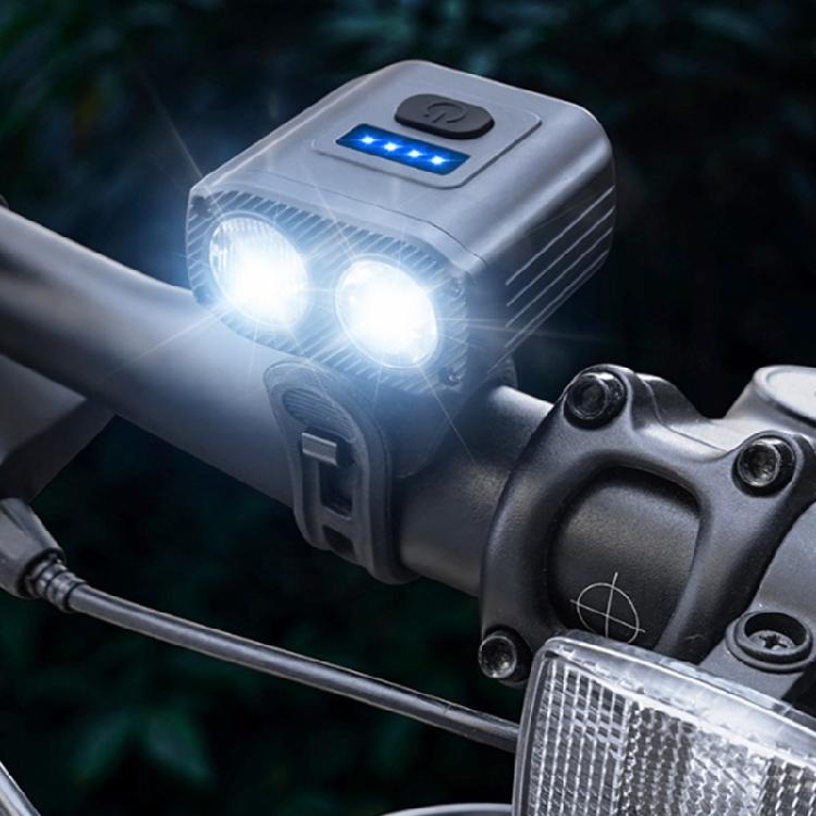 Bicycles Front Light Watertight Handlebar Flashlight Rechargeable Bikes Front Lamp Cycling Bicycles Head Lamp Headlight