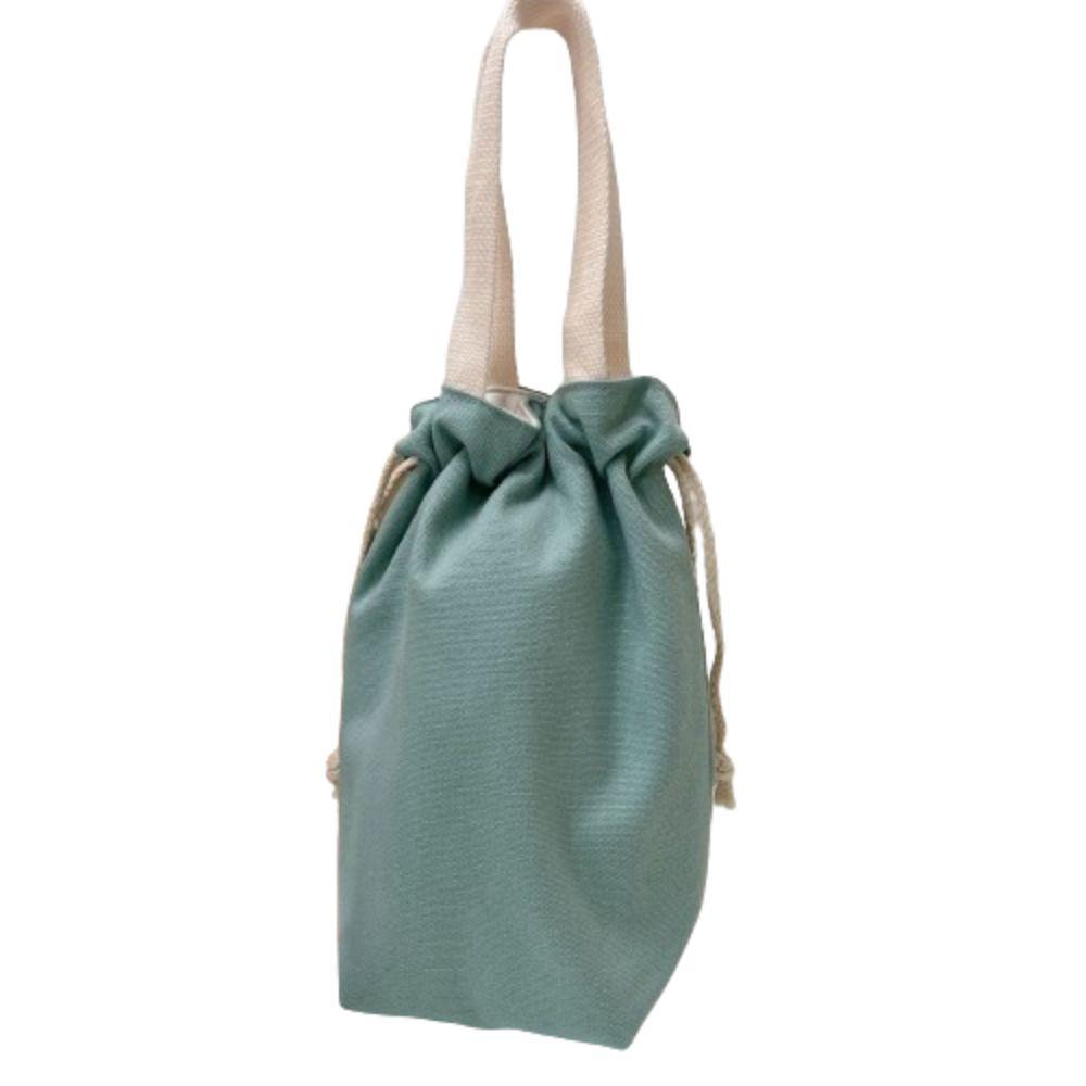 

Сумка-мешок на шнурке конфетного цвета, многофункциональный чехол для термоса, аксессуар для кемпинга темно-зеленого