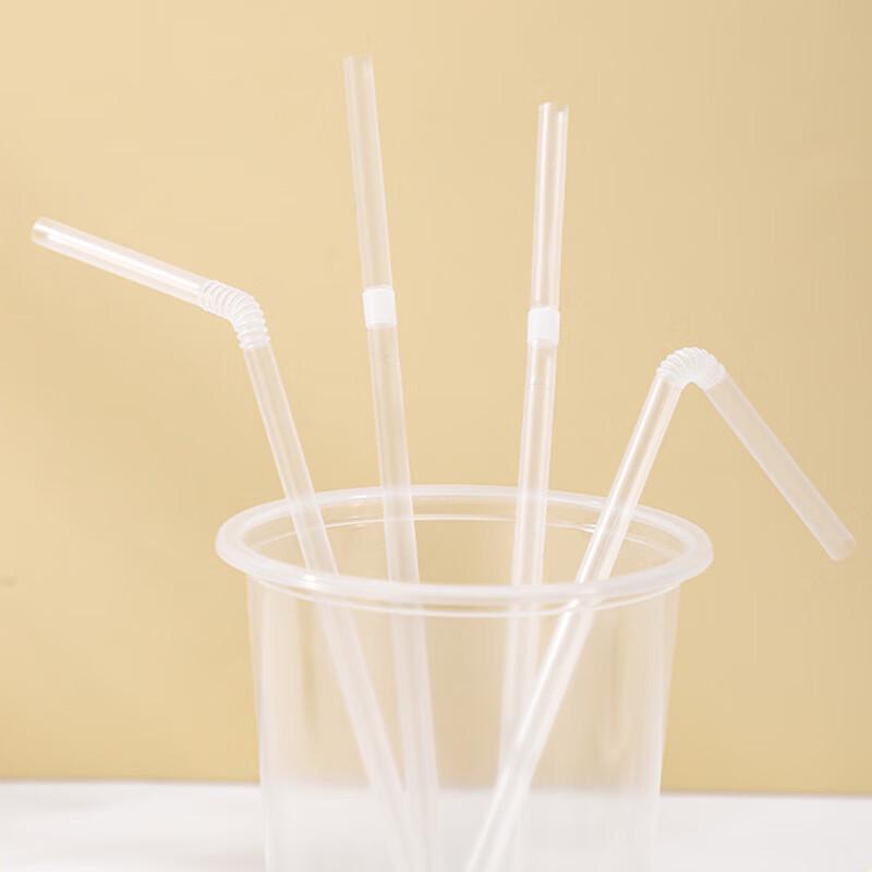Disposable Clear Straws