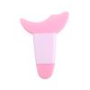Eye Makeup Assistant Long Handle  Baffle Easy To Clean Lower Eyelid  Brush Multifunctional Silicone Crescent