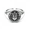 Adjustable Vintage Buddha Face Ring In Copper Ethnic Tibetan Style Unisex Finger Men Women
