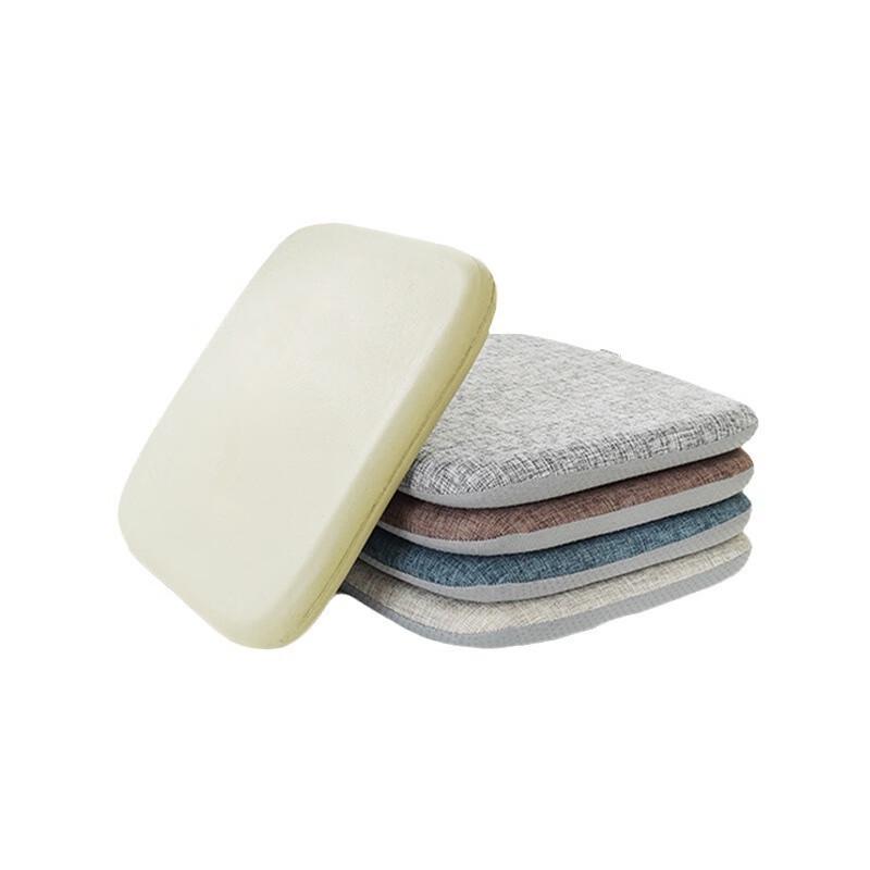 OEING Non-Slip Linen Square Chair Cushion