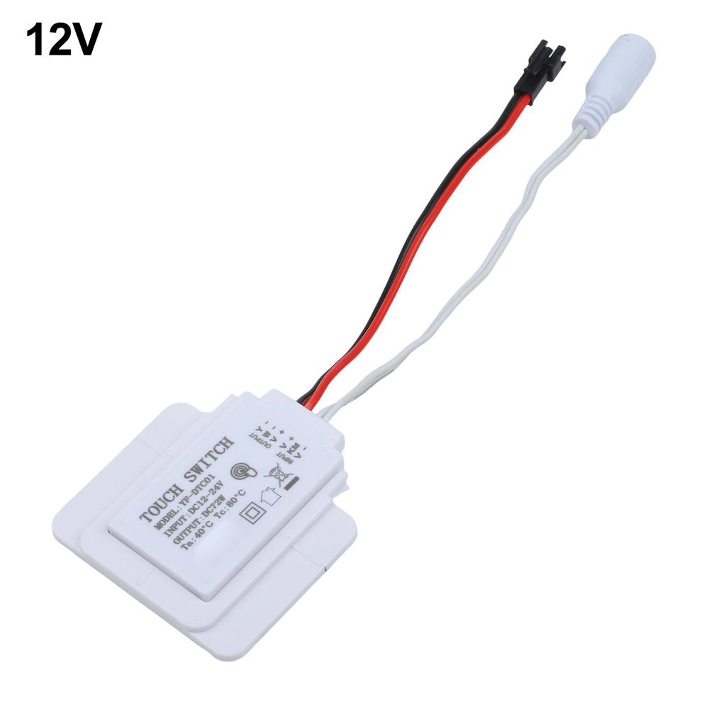 12V Touch Switch LED Mirror Light Switch Touch Sensor Switch Dimming Function