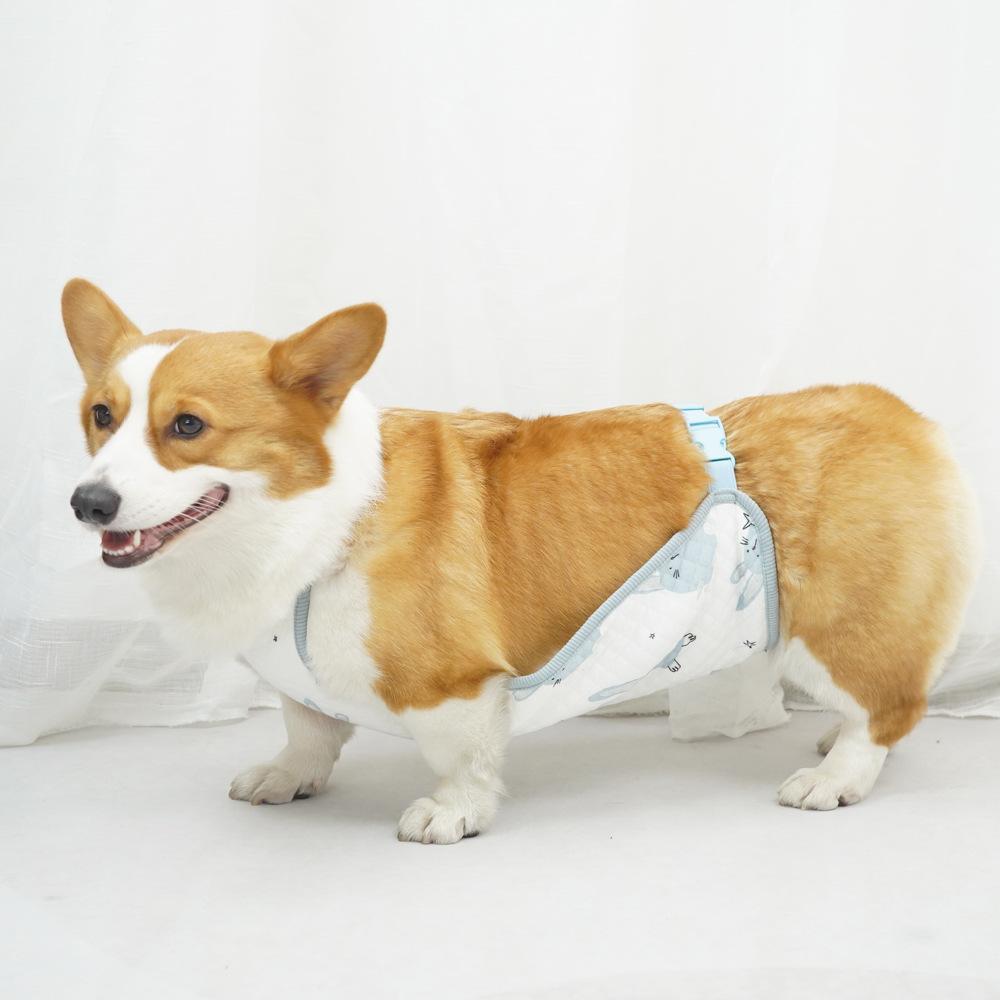 Anti-cold Corgi Belly Pocket Dog Belly Guard Breathable Home Pet Clothes Cat Belly Guard Anti-licking