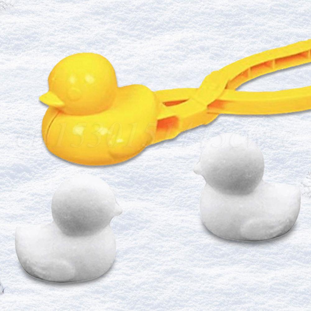 Bento Accessories with Handle Snowball Maker Sushi Mold Winter Snow Toys Cute Animal Rice Shaper for Kids and Adults