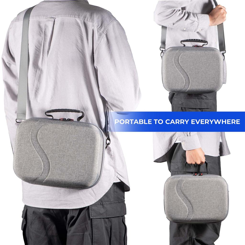 Carrying Case VR Headset Gaming Accessories Storage Lightweight Portable Travel Case Storage Bag With Shoulder Strap Compatible For Meta Quest 3 VR