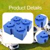 4x RV Leveling Blocks Interlocking Nested Chocks Trailer, Levelers Heavy Duty for Travel Trailer